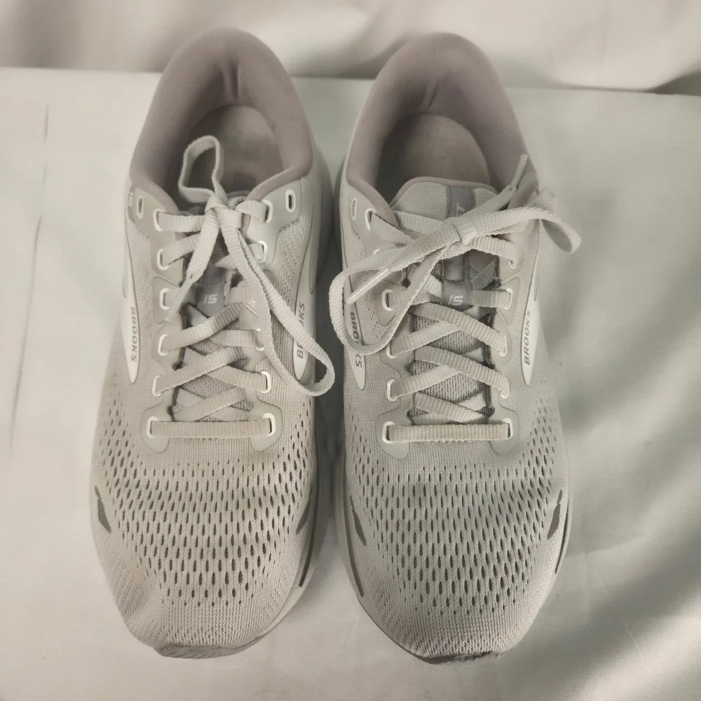 Brooks Ghost 15 Shoes Womens Size 8.5 B  Grey Sneakers Running Breathable